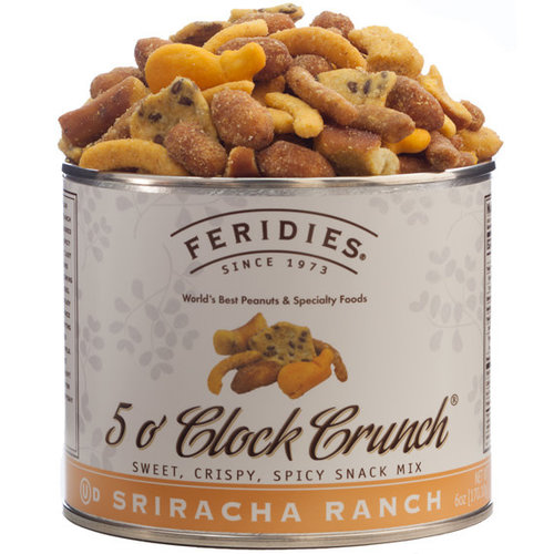 Feridies Feridies Sriracha Ranch 5 O'Clock Crunch 6 oz Feridies Feridies Sriracha Ranch 5 O'Clock Crunch 6 oz