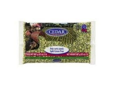 Cedar  Phoenicia Green Peas Split 32 oz Bag (dried)