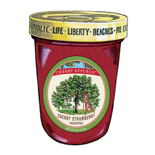 Cherry Republic Cherry Republic Cherry Strawberry Preserves 8.5 oz Cherry Republic Cherry Republic Cherry Strawberry Preserves 8.5 oz