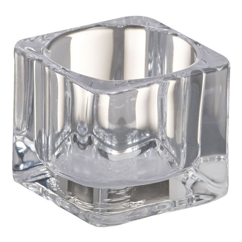 Bolsius Bolsius TeaLight Square Holder Transparent 1.5 x 2.2 inch Bolsius Bolsius TeaLight Square Holder Transparent 1.5 x 2.2 inch