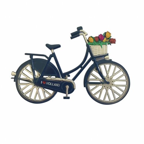Nelis Imports Blue Bike "I Love Holland" Magnet 4" x 2.5" Nelis Imports Blue Bike "I Love Holland" Magnet 4" x 2.5"