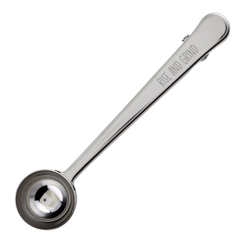 Creative Brands Rise and Grind Coffee Scoop & Bag Clip Creative Brands Rise and Grind Coffee Scoop & Bag Clip