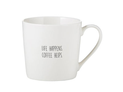Creative Brands Life Happens Coffee Helps Mug