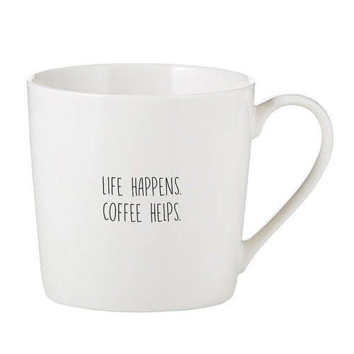 Creative Brands Life Happens Coffee Helps Mug Creative Brands Life Happens Coffee Helps Mug