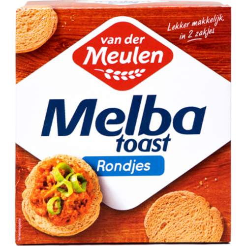 Vander Meulen Vander Meulen Round Melba Toast 3.7 Oz DATED JUNE 27 2023 Vander Meulen Vander Meulen Round Melba Toast 3.7 Oz DATED JUNE 27 2023