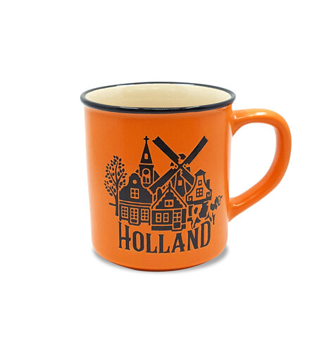 Holland Mug Orange 12 oz in gift box