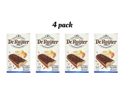 De Ruijter De Ruijter Milk Chocolate Sprinkles  4 Pack