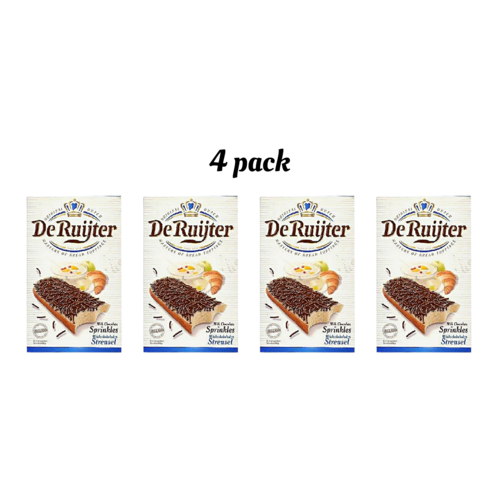 De Ruijter De Ruijter Milk Chocolate Sprinkles 4 Pack De Ruijter De Ruijter Milk Chocolate Sprinkles 4 Pack