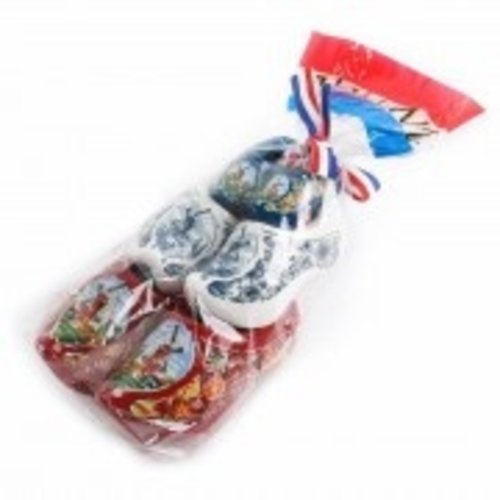 Holland Delft Blue Clogs - Red White and Blue Set of 3 (3 sizes) Holland Delft Blue Clogs - Red White and Blue Set of 3 (3 sizes)