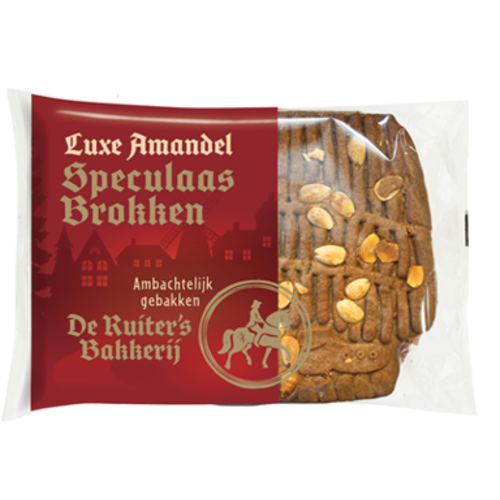 De Ruiter De Ruiter Speculaas Brokken w/almonds 16 oz De Ruiter De Ruiter Speculaas Brokken w/almonds 16 oz