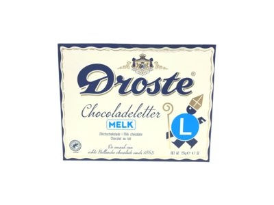 Droste Droste Large L Milk Chocolate Letter