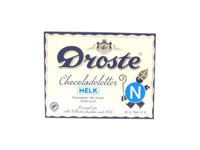 Droste Droste Large N Milk Chocolate Letter