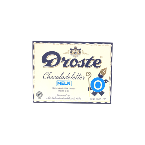 Droste Droste Large O Milk Chocolate Letter Droste Droste Large O Milk Chocolate Letter