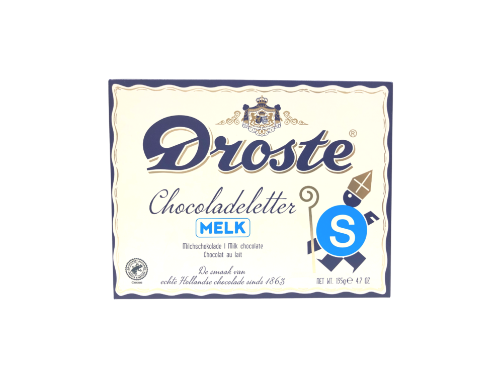 Droste Droste Large S Milk Chocolate Letter