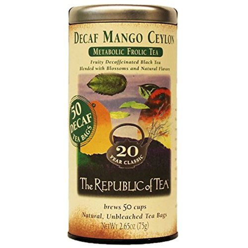 Republic Of Tea Republic Decaf Mango Ceylon Black Tea 50ct Republic Of Tea Republic Decaf Mango Ceylon Black Tea 50ct