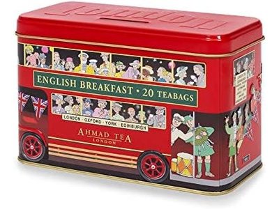 Ahmad English Breakfast Bus Tin 20 ct
