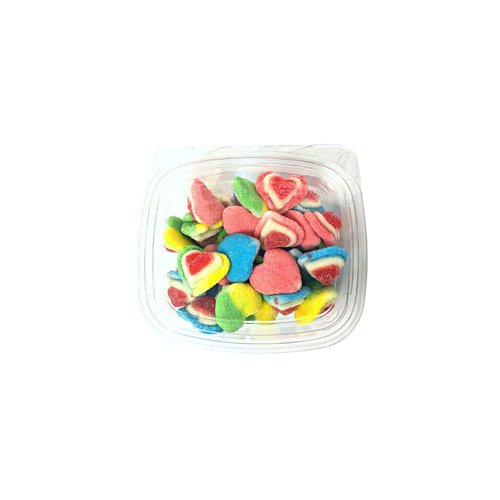 Vidal Vidal Triple Gummi Hearts 8 oz tub Vidal Vidal Triple Gummi Hearts 8 oz tub