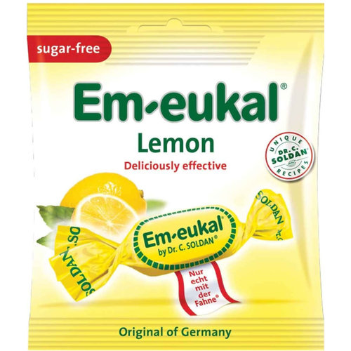 Em-eukal Em-eukal Sugar Free Lemon by Dr. Soldan 1.8oz Bag