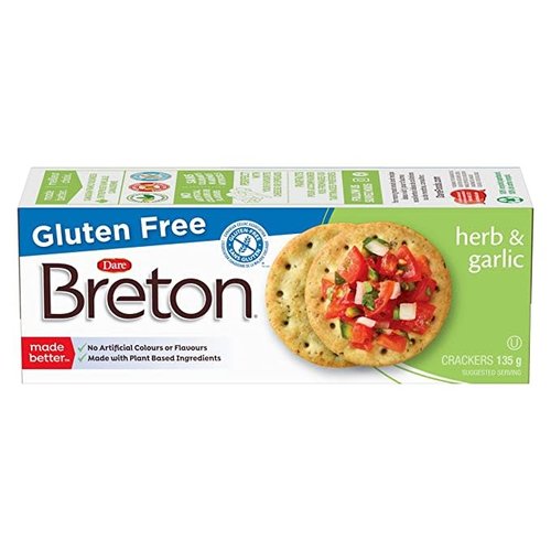 Dare Breton GF Herb Garlic Cracker Dare Breton GF Herb Garlic Cracker