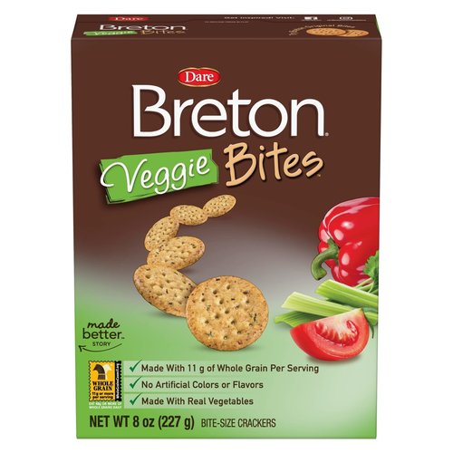 Dare Breton Mini Vegtable Cracker 8oz Dare Breton Mini Vegtable Cracker 8oz