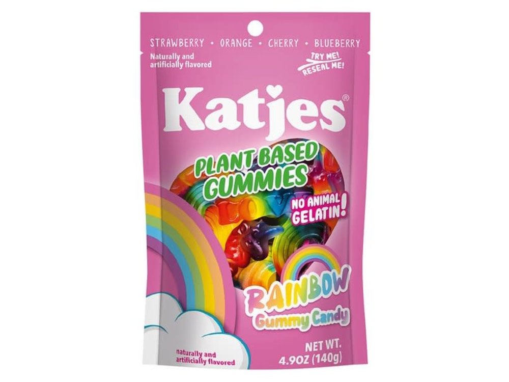 Katja Katjes Rainbows Plant Based Gummies 4.9oz
