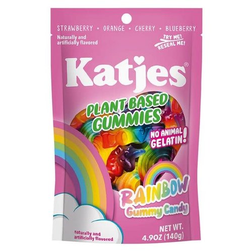 Katja Katjes Rainbows Plant Based Gummies 4.9oz Katja Katjes Rainbows Plant Based Gummies 4.9oz