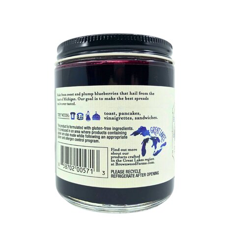 Brownwood Blueberry Spread 10 oz jar