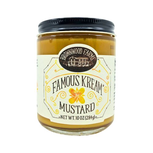 Brownwood Farm Brownwood Farm Famous Kream Mustard Brownwood Farm Brownwood Farm Famous Kream Mustard