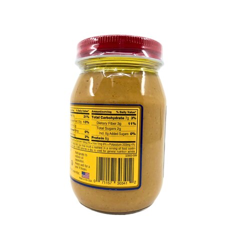 Koeze Natural Cream-Nut Peanut Butter Jar 17 Oz