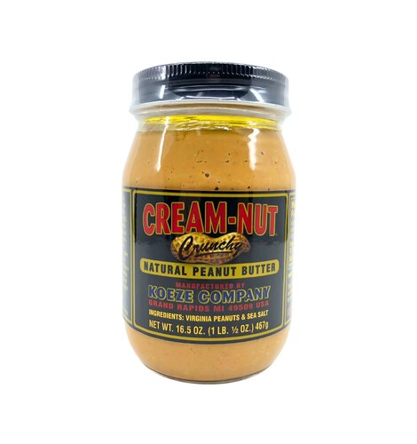 Koeze Crunchy Peanut Butter Natural 16.5 Oz