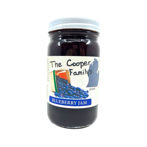Coopers The Cooper Family No Sugar Added Blueberry Jam 10 oz Coopers The Cooper Family No Sugar Added Blueberry Jam 10 oz