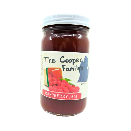 Coopers The Cooper Family No Sugar Added Raspberry Jam 10 oz Coopers The Cooper Family No Sugar Added Raspberry Jam 10 oz