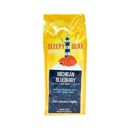 Sleepy Bear BlueBerry Coffee Ground 16oz