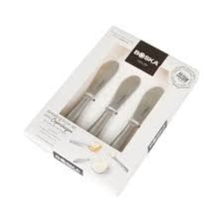 Boska Stainless Steel Spreading Knife Set of 3