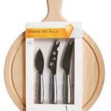 Boska  Cheese Board and Stainless Steel Knife Set (9.1 inch)