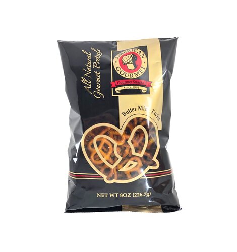 American Gourmet Butter Mini Twist Pretzel 8 oz