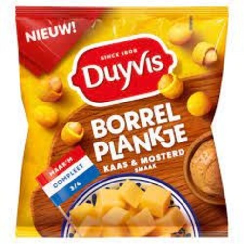 Duyvis Duyvis Borrelnootjes Mustard & Cheese 9.7oz Bag