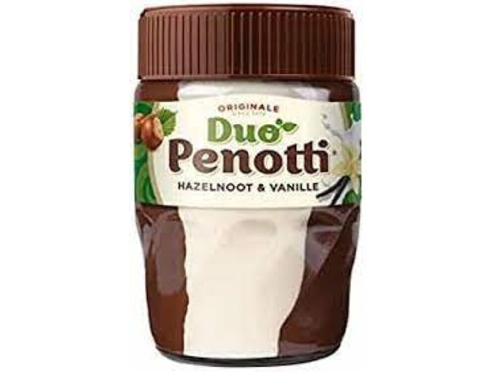 Duo Penotti Chocolate Hazelnut & Vanilla Spread 28.2 Oz Peters Gourmet Market