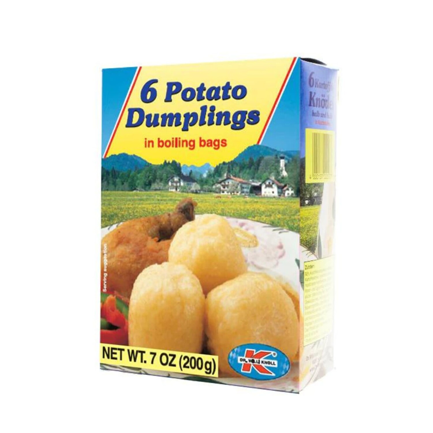 Dr. Willi Knoll 12 Halb And Halb Knoedel German Dumpling Mix, 10 ounce  (Pack of 4) with 4 IntFeast Mints- Easy to Prepare and Delicious Potato