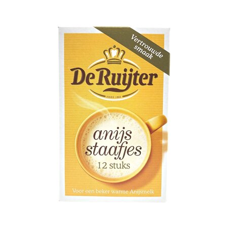 De Ruijter Anise Sticks Powder for Anise Milk 12 ct