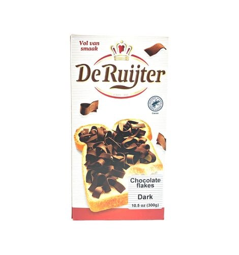 De Ruijter Dark Choc Flakes 10.5 Oz Q