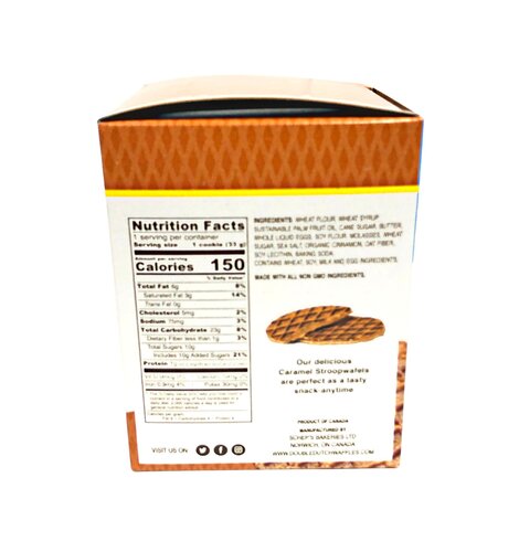 Double Dutch Original 8 ct BOX Caramel Stroopwafels