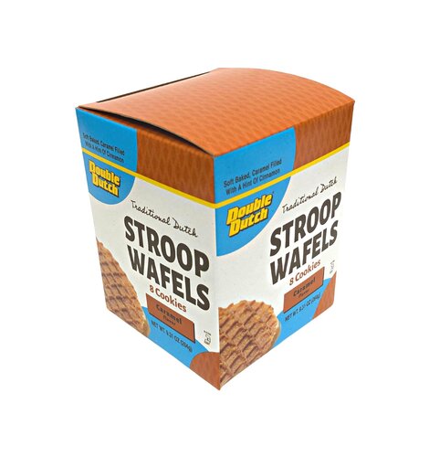 Double Dutch Original 8 ct BOX Caramel Stroopwafels