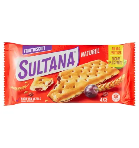 Verkade Sultana Natural 4 x 3 packs