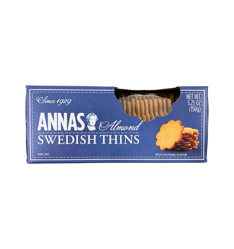 Annas Almond Thins Thins 5.25oz Box 12/cs
