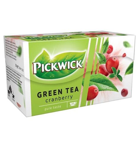 Pickwick Cranberry Green  tea 1 cup 20 ct