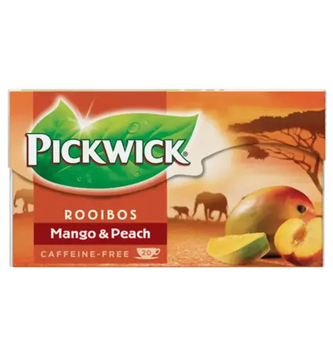 Pickwick Rooibos Mango & Peach Tea 20Ct