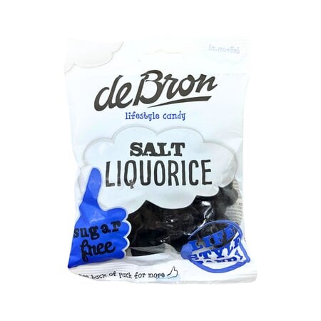 De Bron SF Licorice Salt Clovers 3.5 Oz Bag