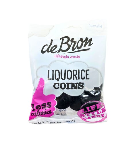 De Bron Sugar Free Salty Coins 3.5 Oz Bag