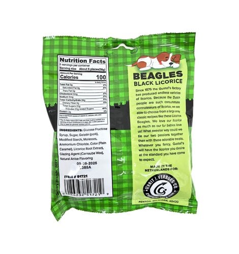 Gustafs Licorice Beagles 5.29oz